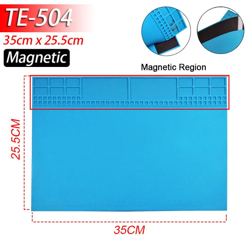 Magnetic Mat Silicone Repair Mat Circuit Board Soldering Pad Heat