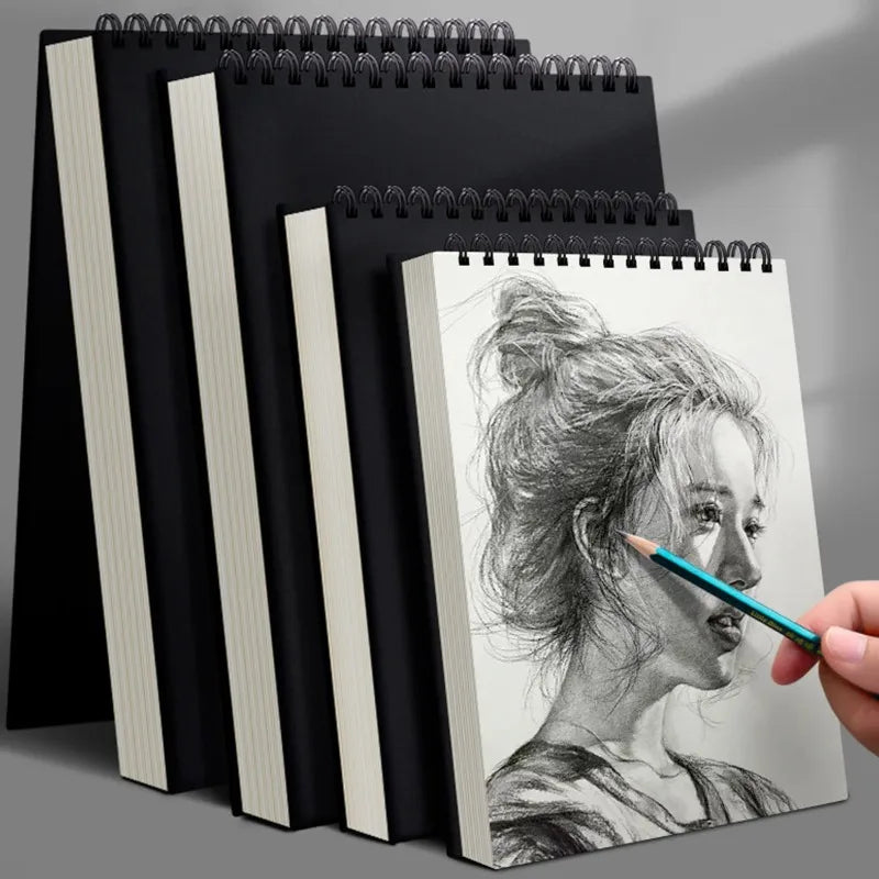 1 Pack 30-Sheets Top Spiral Bound Sketch Book Acid Free Art Sketchpad