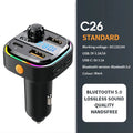 Bluetooth 5.0 FM Transmitter Handsfree Car Radio Modulator MP3 Player