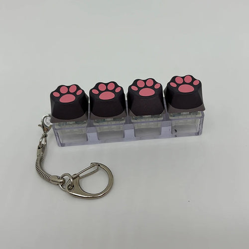 Cat Claw Keychain Key Ring Pendant Mobile Phone Backpack Pendant