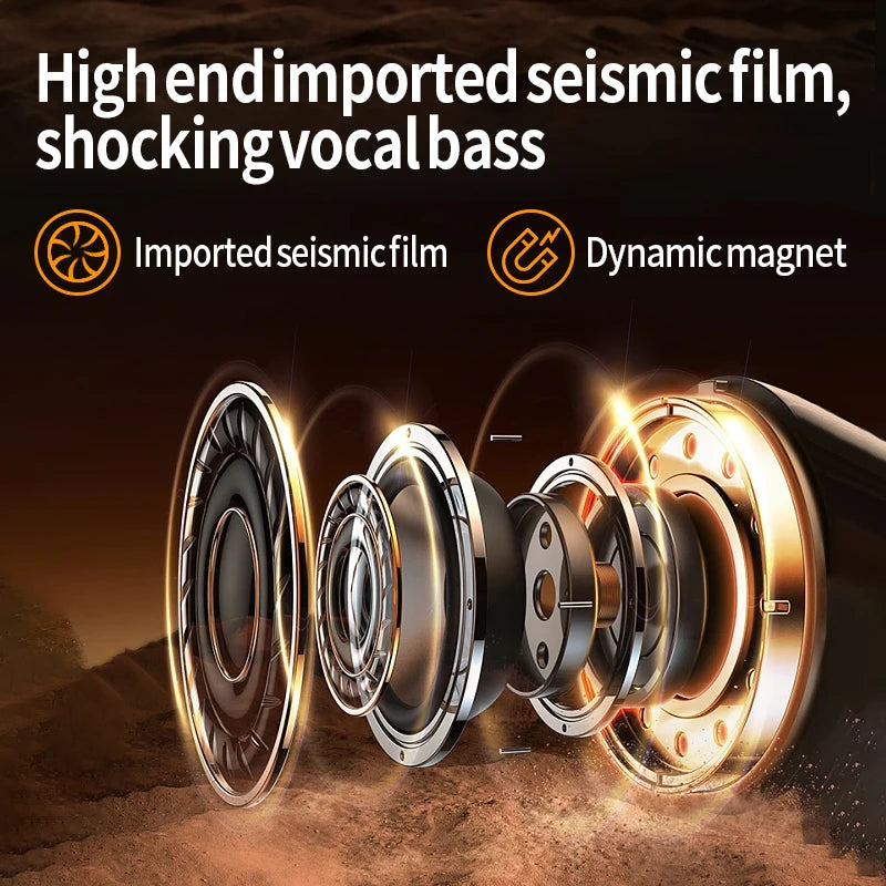 3D Surround Heavy Bass Motorcycle Helmet Headset Stereo Bluetooth