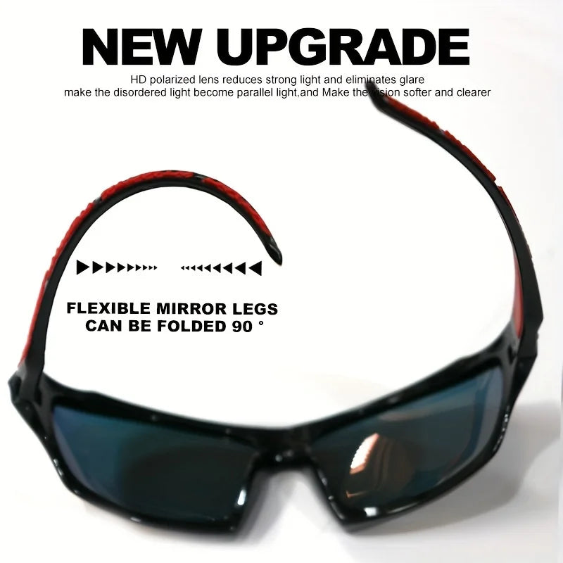 1/3PCS Sports Polarized Sunglasses for Men Lightweight Night Vision