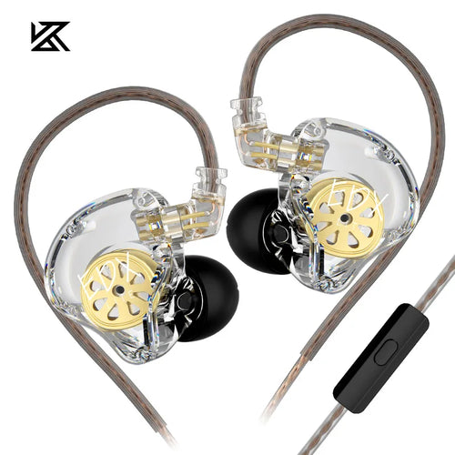 KZ EDX Lite HIFI Earphones Dynamic Driver In Ear Stereo Bass Music