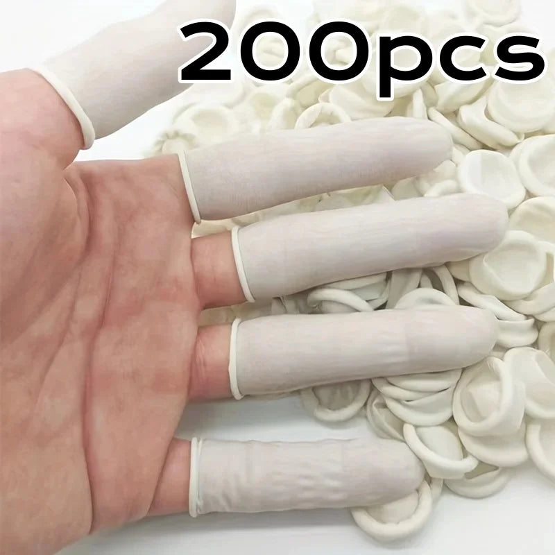 20/200pc Rubber Finger Protector Covers Wear-Resistant Highly Elastic