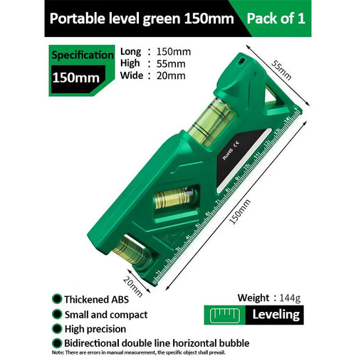 Mini Level Gauge High-precision Horizontal Vertical Measure Metric