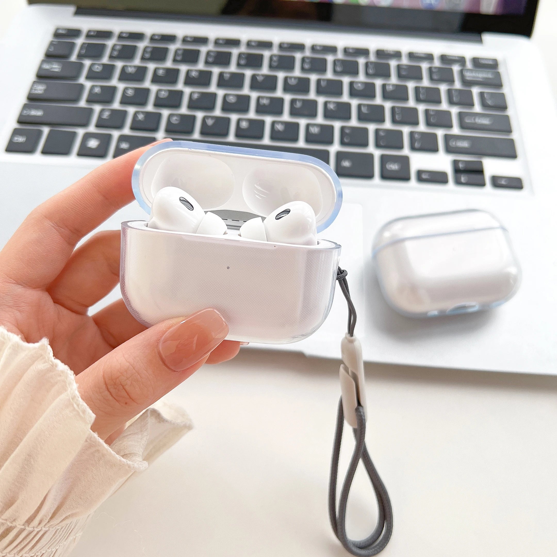 Clear Soft TPU Earphone Case for Airpods 4 3 2 1 Pro Pro2 Shockproof
