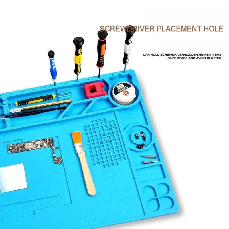 Magnetic Mat Silicone Repair Mat Circuit Board Soldering Pad Heat