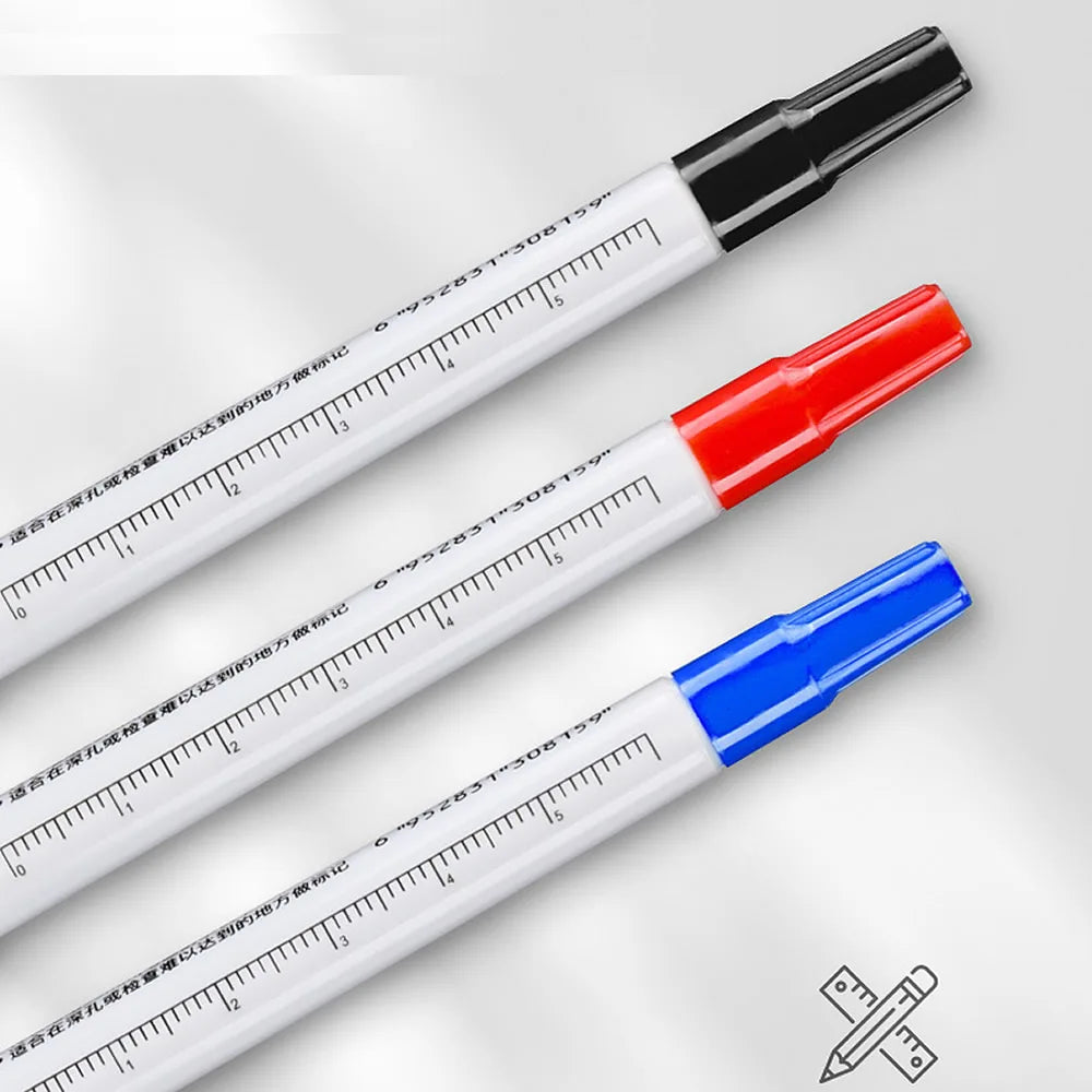 20mm Double-Tip Deep Hole Long Head Nib Markers For Metal Pen