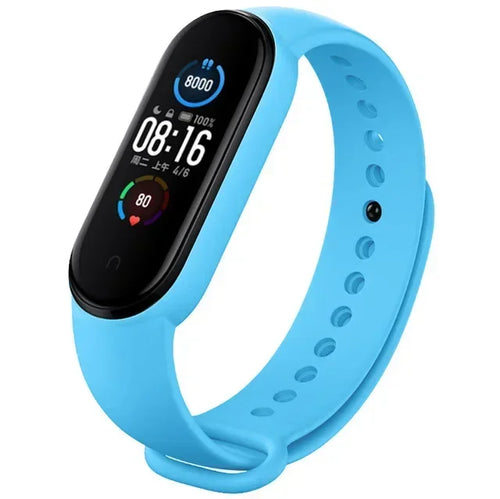 Watch Strap For Xiaomi Mi Band 7 6 5 4 3 Wristband Silicone Bracelet