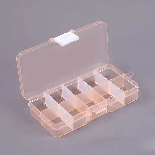 Nail Storage Box Plastic Drawer Style Easy to Clean Desktop