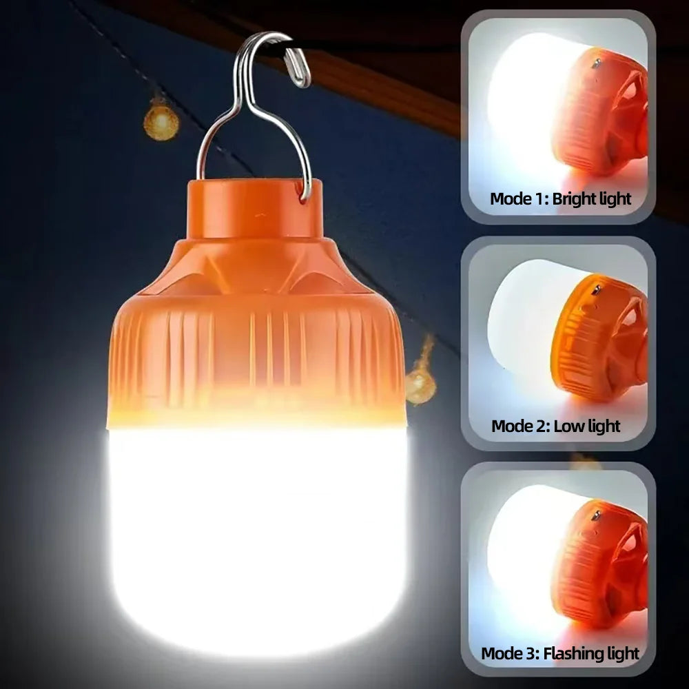 Portable USB Rechargeable LED Pendant Light High Brightness Waterproof