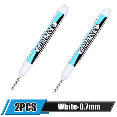 0.7/1.0/2.5MM White Permanent Marker Pens Markers Paint Pen For Wood