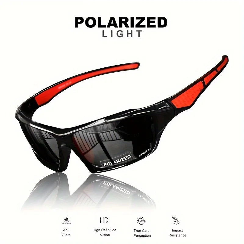 1/3PCS Sports Polarized Sunglasses for Men Lightweight Night Vision