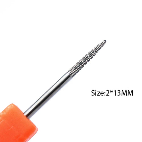 1pc Carbide Tungsten Nail Drill Bit Rotate Burr Milling Nail Cutter