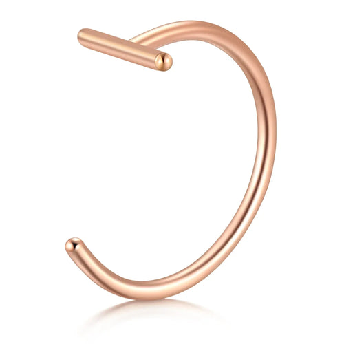 1PCS Fake Piercing Lip Rings Nose Nostril Ring Septum Clip On Mouth