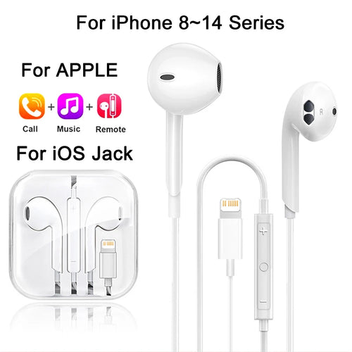 Original In-Ear Wired Earphones For Apple iPad iPhone 17 11 12 13 14