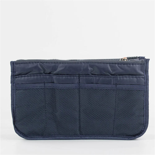 Multifunctional Bi-fold Storage Bag Double Zipper Large Capacity