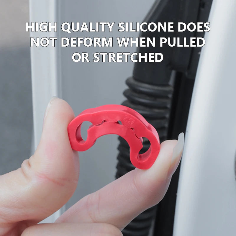 1/4pcs Car Door Shock Absorber Universal Car Door Buckle Soundproof