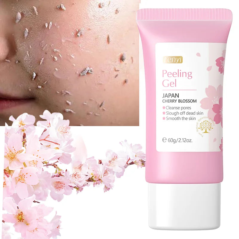 Sakura Face Deep Cleaning Exfoliating Gel Skin Care Whitening