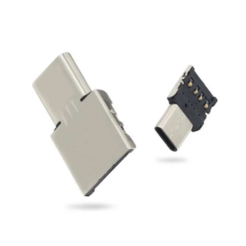 1/5PCS Universal Type-C Micro USB to USB 2.0 OTG Adapter Connector for