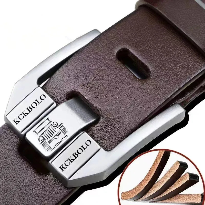 Fashionable High-Quality Men's Belt Genuine Leather bussines women