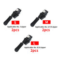 3/6/12Pcs Universal Zipper Repair Kit Quick Instant Detachable Zipper