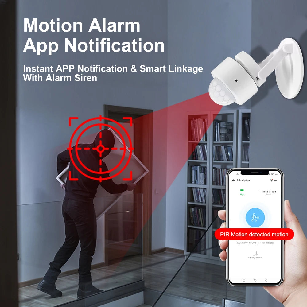 Zigbee Pir Motion Sensor Movement Human Body Infrared Detector