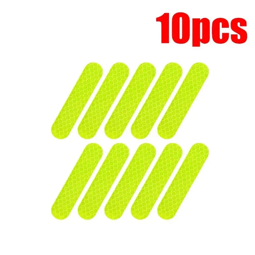 10-100Pcs Motorcycle Helmet Warning Reflective Stickers Night Safety