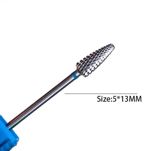 1pc Carbide Tungsten Nail Drill Bit Rotate Burr Milling Nail Cutter