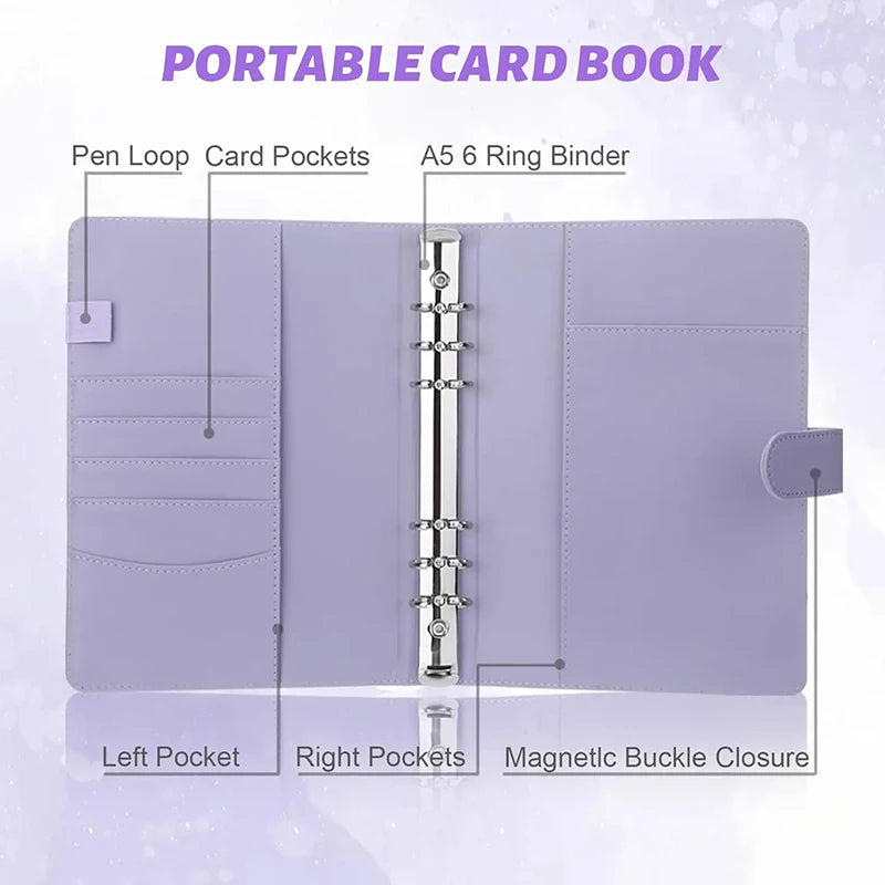 25pcs Page(4 Grids) Photo Card A5-Binder Kpop Photo Albums Idol Cards