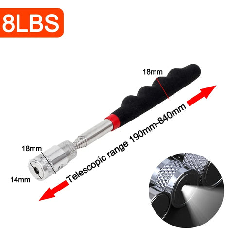 Telescopic Magnetic Pen Portable Metalworking Handy Tool Magnet