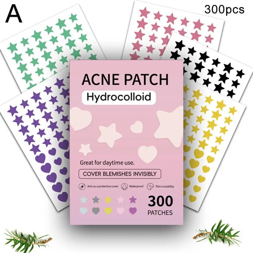 1400pcs Colorful Star Pimple Removal Sticker Invisible Breathable