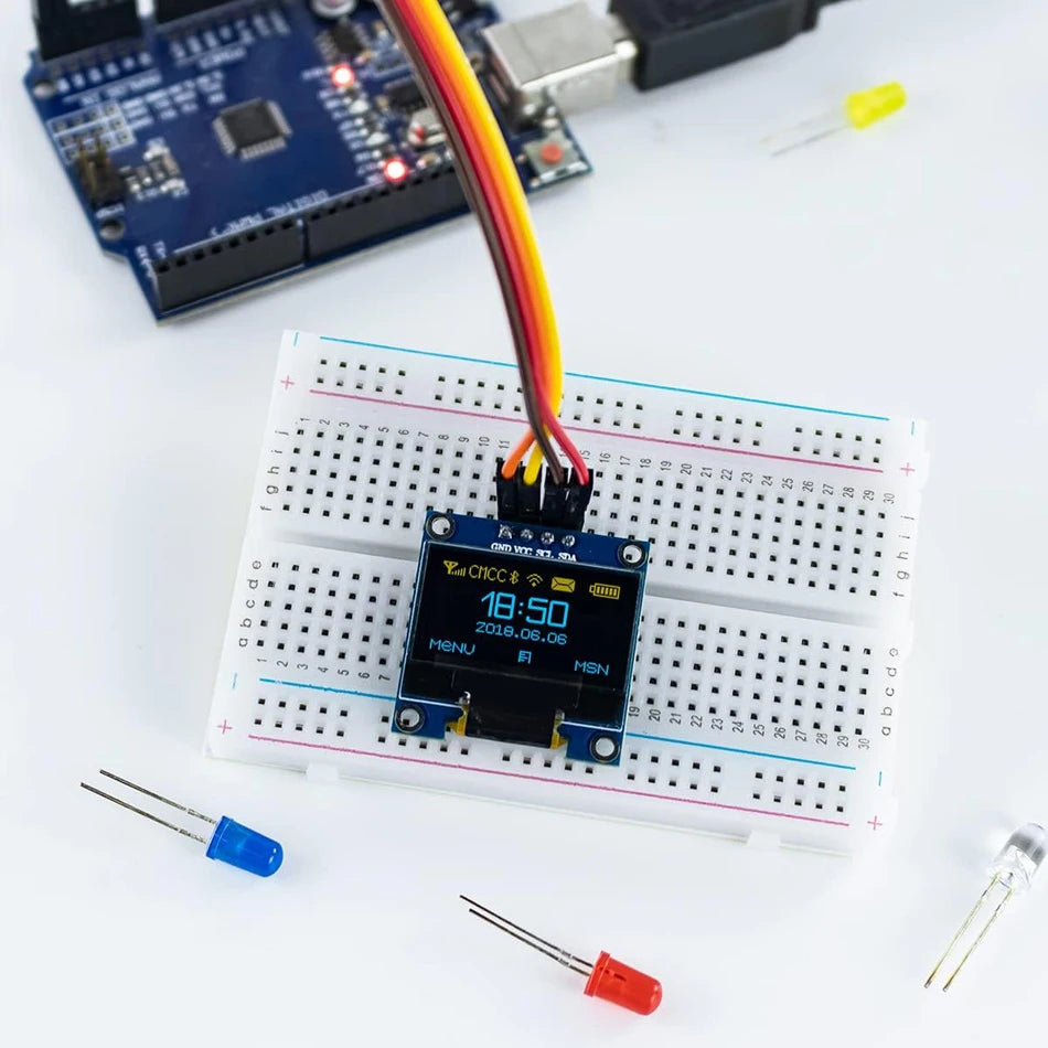 0.96" Inch OLED Display Screen Module I2C IIC 128x64 SS - D - 1306