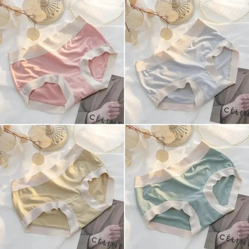 4Pcs/Set Women's Panties Modal Underwear Female Comfortable Seamless