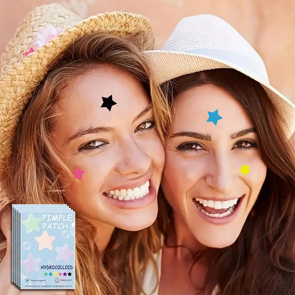 1400pcs Colorful Star Pimple Removal Sticker Invisible Breathable