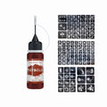 Long-Lasting Temporary Tattoo Inks with 3 Tattoo stickers Kit,Freehand