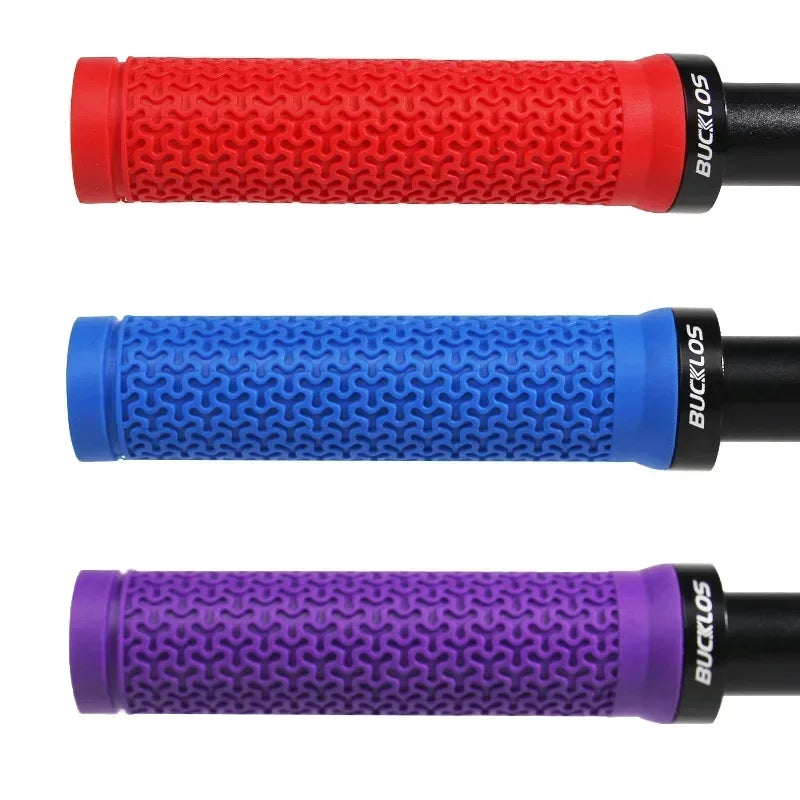 BUCKLOS Bicycle Handle Soft Rubber Mountain Bike Grips Lock on Bicycle