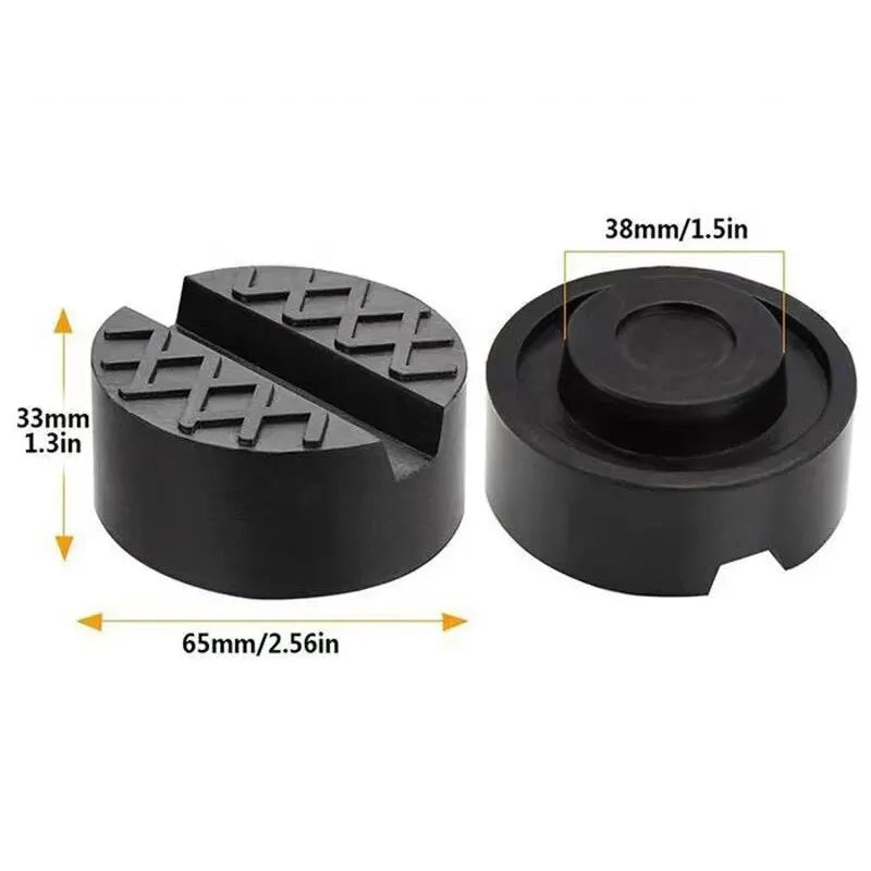 Car Lift Jack Support Stand Rubber Pads Wheel Dolly Slotted Floor