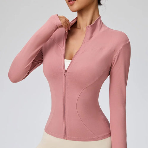 2025 Fall Pilates Quick-Dry Athletic Jacket for Women - Ideal for Gym