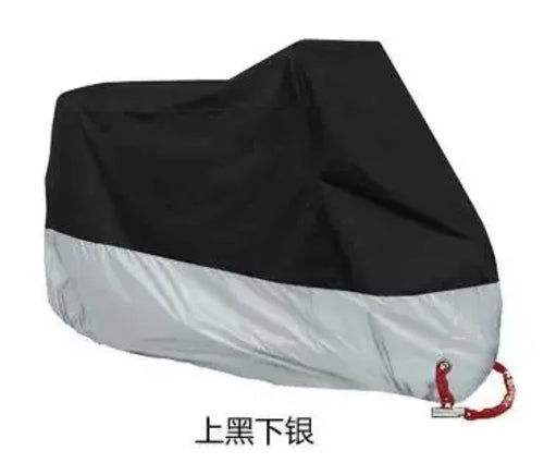 Motorcycle Cover Waterproof All Season Dustproof UV Protection 190T