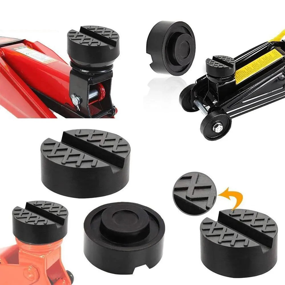 Car Lift Jack Support Stand Rubber Pads Wheel Dolly Slotted Floor
