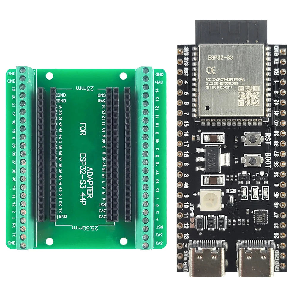 ESP32 S3 Development Boards with Expansion Adapter Kit 2.4G Wifi BT