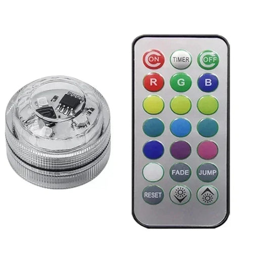 Wireless Adhesive LED Car Interior Ambient Light Remote Control Decor