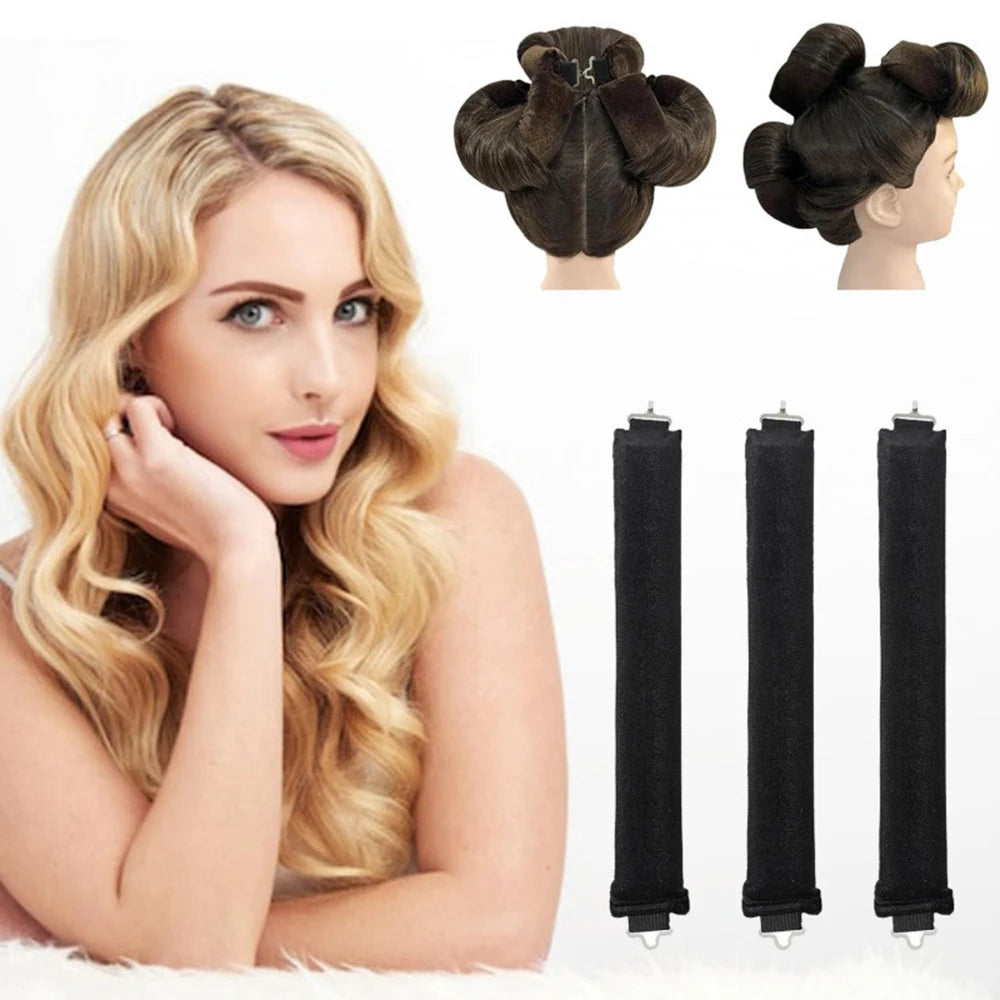 Heatless Hair Curlers Curling Rod Headband No Heat Hair Rollers Lazy