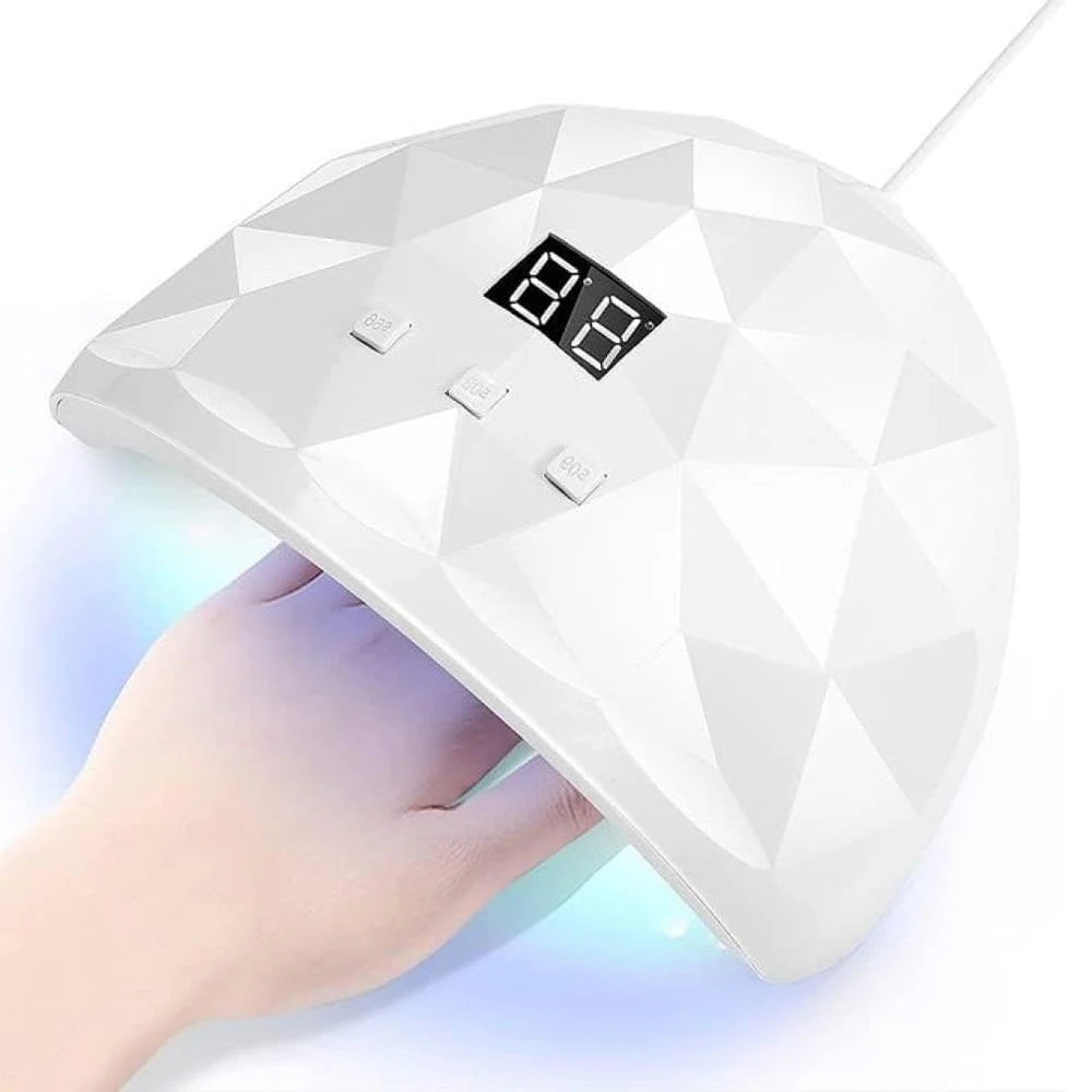 LULAA UV Nail Polish Lamp Gel Curing Polishing Lamp with Three Timing