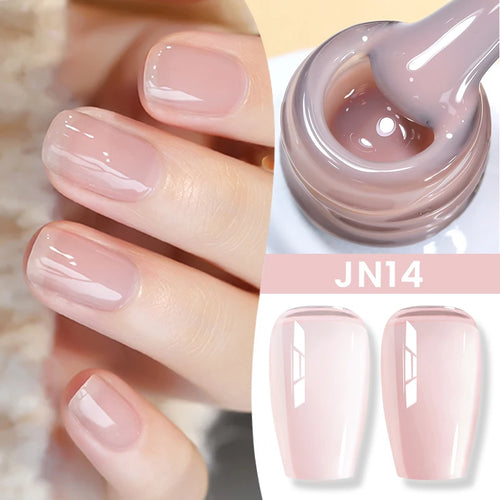 BORN PRETTY 83 Colors 10ml Jelly Nude Gel Nail Polish Autumn Amber