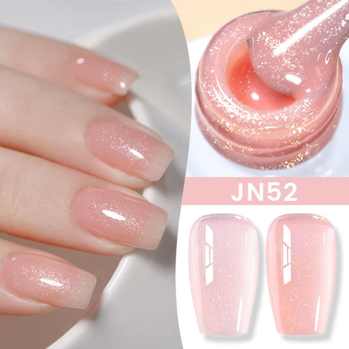 BORN PRETTY 83 Colors 10ml Jelly Nude Gel Nail Polish Autumn Amber