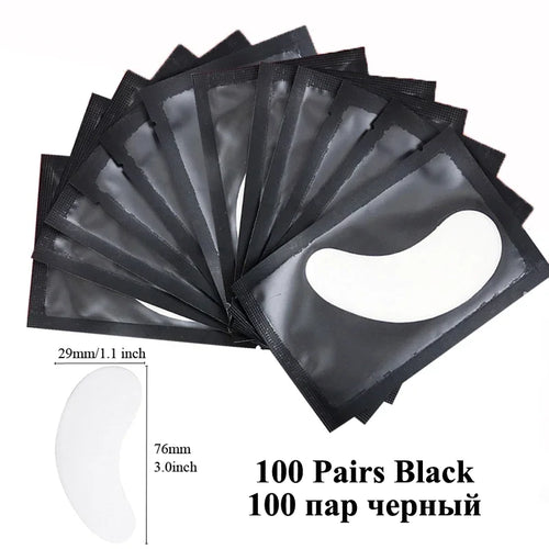 100pairs eye patches eyelash extension under eyelashes fake lashes