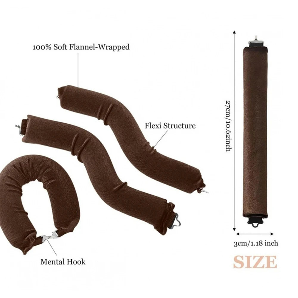 Heatless Hair Curlers Curling Rod Headband No Heat Hair Rollers Lazy