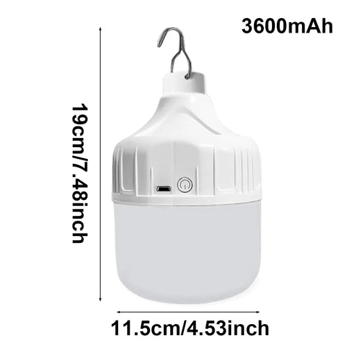 Portable USB Rechargeable LED Pendant Light High Brightness Waterproof